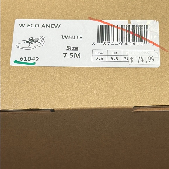 Minnetonka Women’s 7.5 Ecowise White & Grey ♻️ Materials 🌳 Planted NWT NIB - Picture 15 of 16